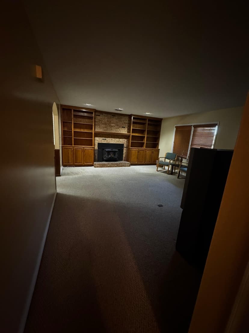Basement space before remodeling