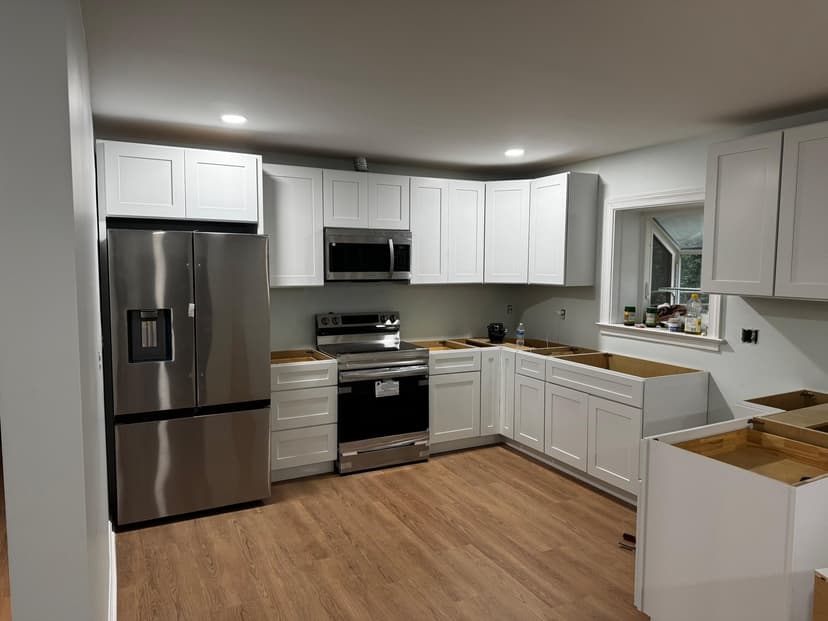 Kitchen remodel, finished layout