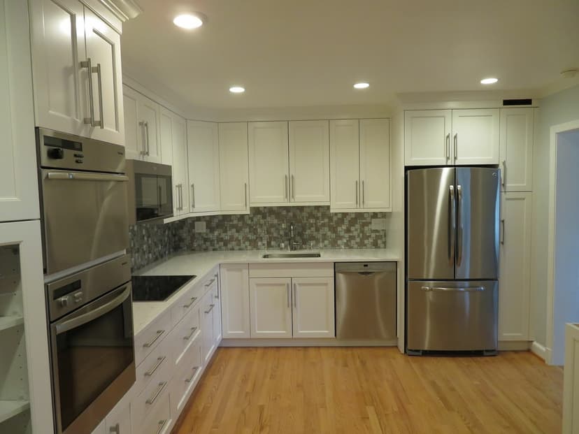 Kitchen remodel with stone counters