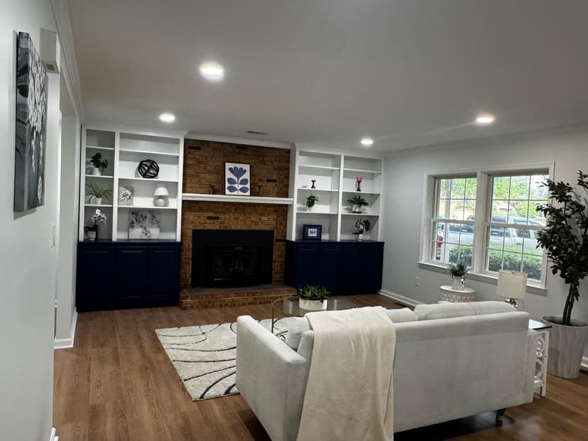 Living room remodel, finished